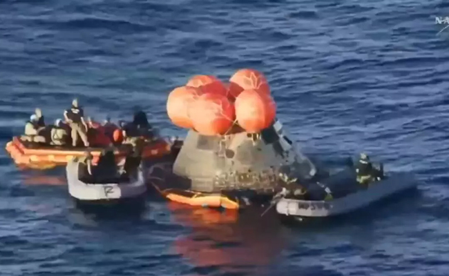 Four astronauts return after historic lunar flyby, NASA now eyes landing on moon