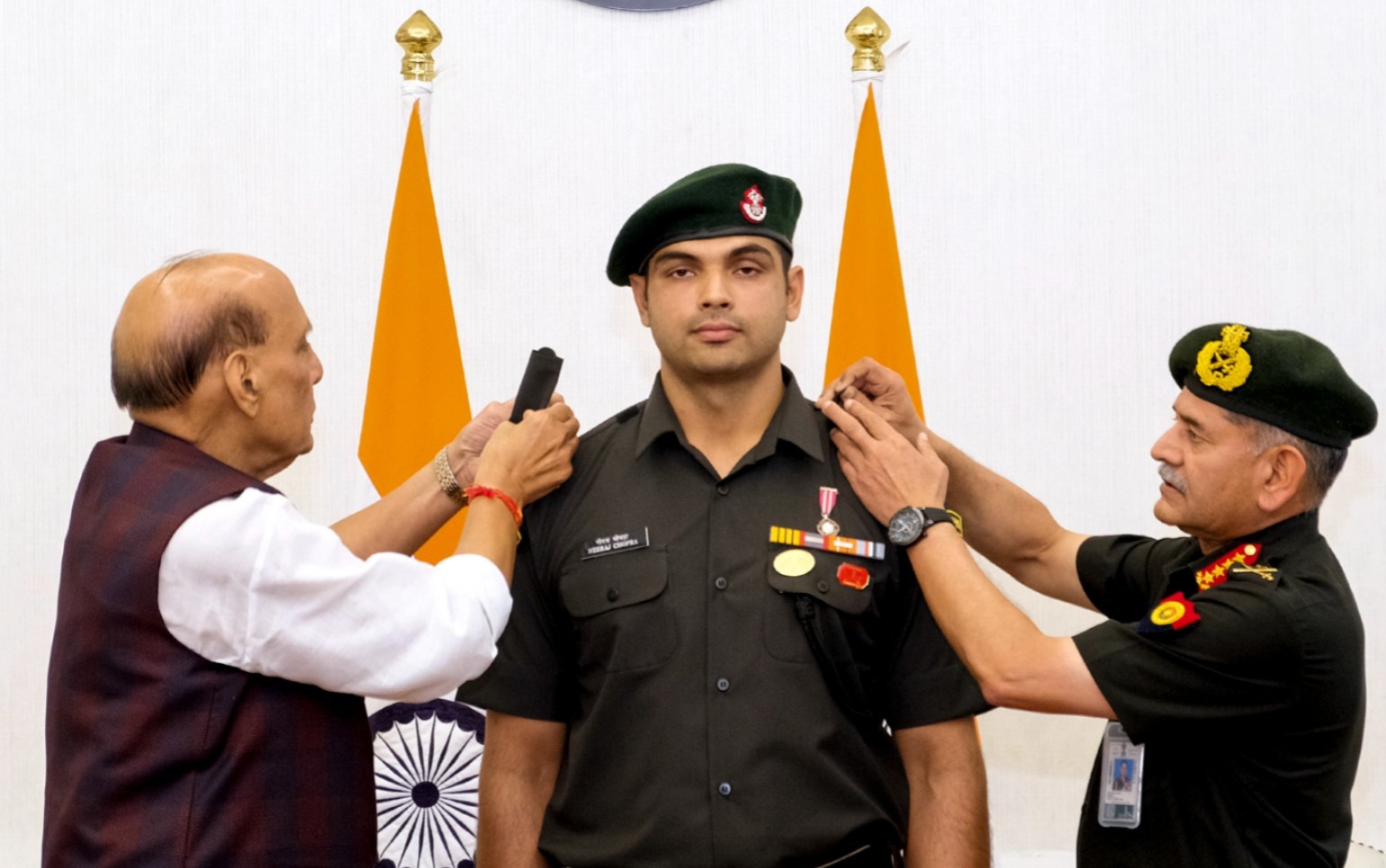 Star javelin thrower Neeraj Chopra conferred rank of Lt Colonel