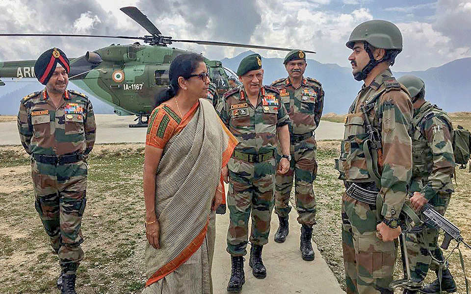 Sitharaman discusses J&K security situation with governor