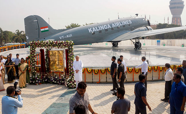 Odisha CM unveils Biju Patnaik's Dakota aircraft for public viewing in Bhubaneswar