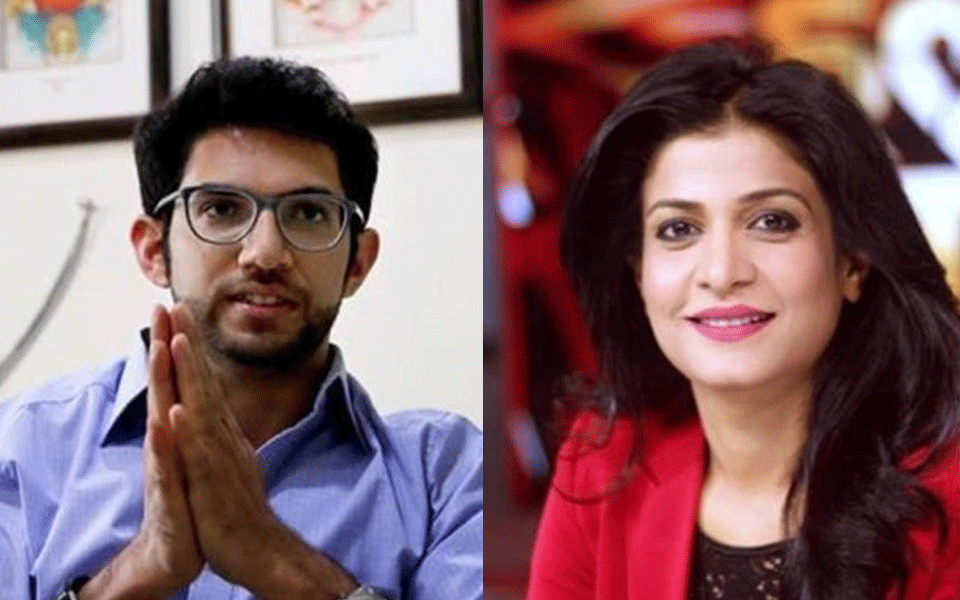News anchor Anjana Om Kashyap calls Aditya Thackeray 'Rahul Gandhi of Shiv Sena', apologies