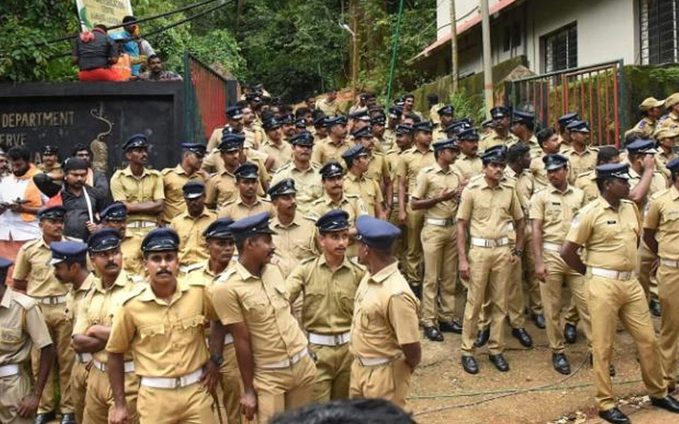 Sabarimala protests : Prohibitory orders imposed in Palakkad town in Kerala
