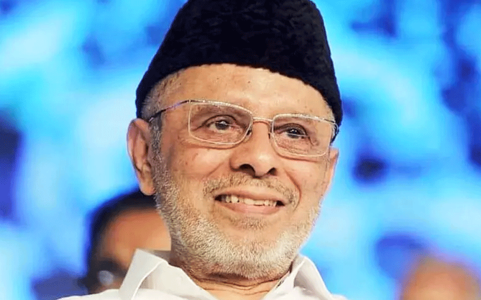 Indian Union Muslim League President Sayed Hyderali Shihab Thangal passes away