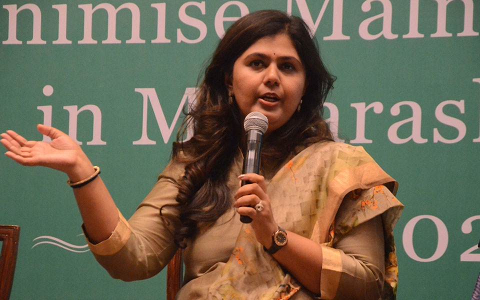 Make Pankaja Munde CM for an hour to clear Maratha quota: Shiv Sena