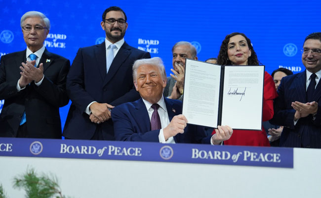 India among those absent at signing ceremony of Trump's 'Board of Peace'
