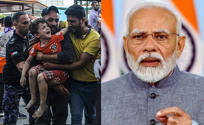 PM Modi shocked at Gaza hospital attack; says those involved be held responsible