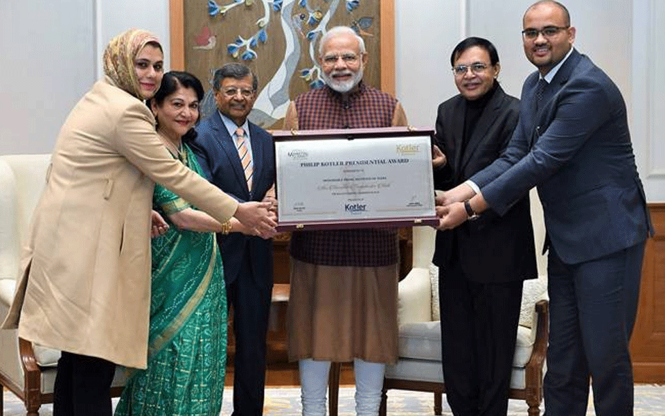 PM receives Philip Kotler award for his leadership