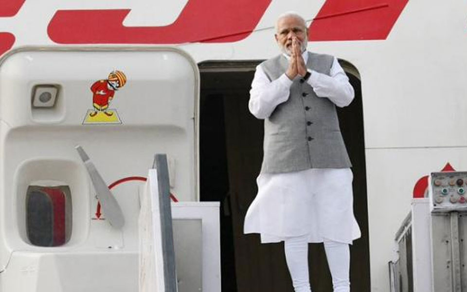 Modi leaves for SCO Summit in China