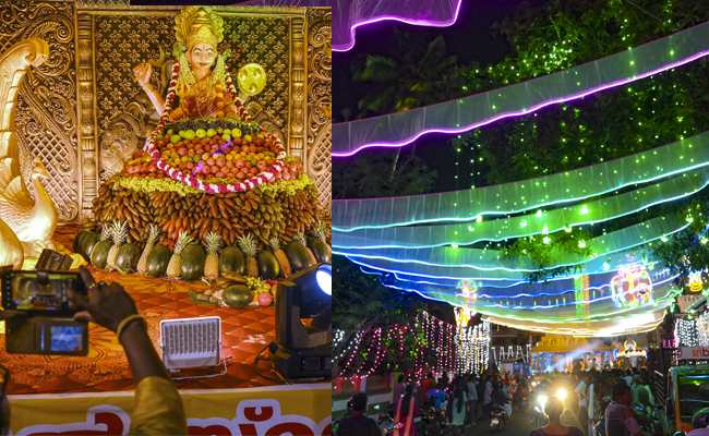 Thousands of women offer pongala at Attukal Bhagavathy temple
