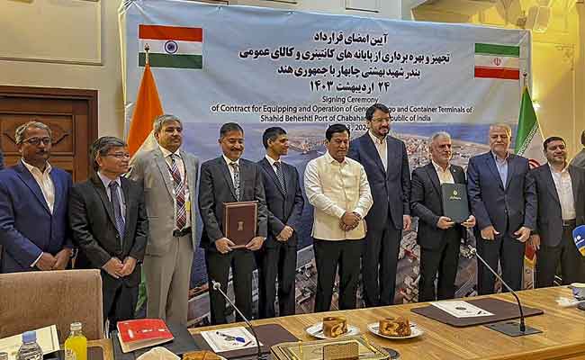US warns of ‘potential risk’ of sanctions after India, Iran sign Chabahar Port deal