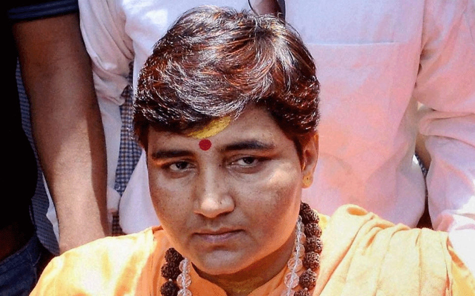 Pragya Thakur's co-accused condemns Karkare remarks, but to back poll bid