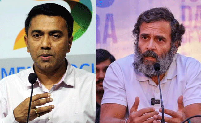 Goa CM Pramod Sawant slams Rahul Gandhi, says his love for China has gone far beyond limits