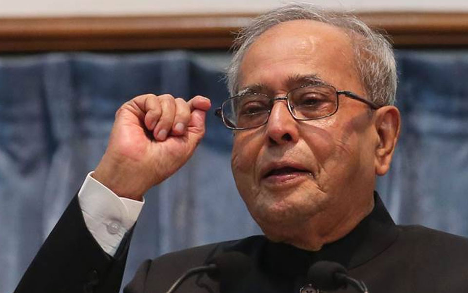 Lack of sustainable development pushing India downwards in happiness index: Pranab Mukherjee