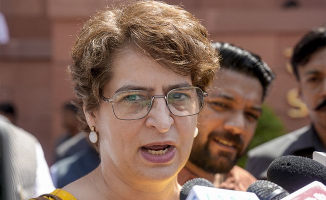 Centre's conspiracy to change federal structure defeated; victory of oppn unity: Priyanka