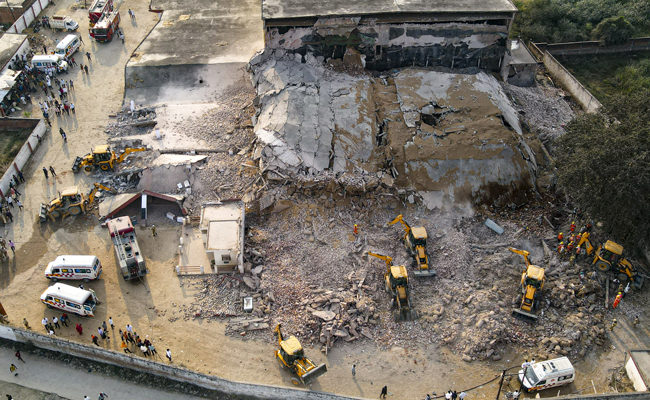 4 labourers dead, 12 injured in cold storage collapse in Prayagraj