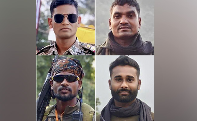 Emotional tributes paid to cops killed in blast at gunpowder dump of Maoists in Chhattisgarh