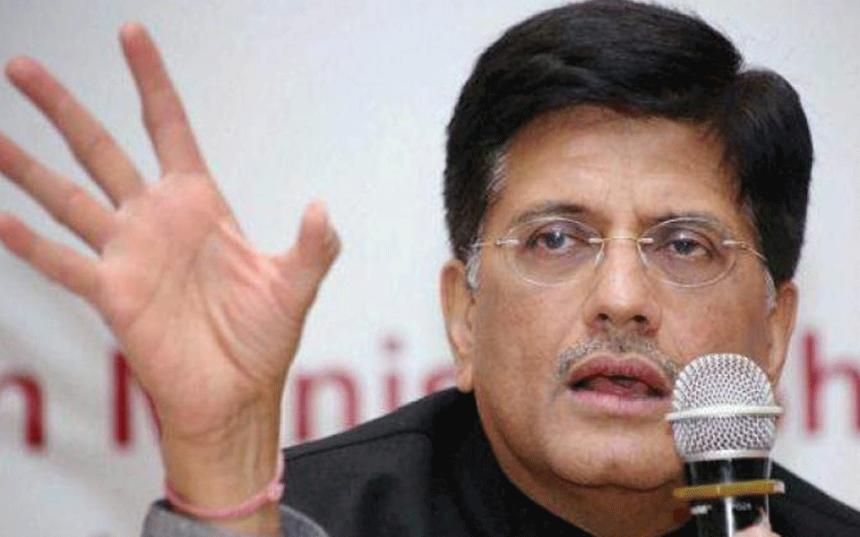 Goyal hits back at Rahul, calls him 'merchant of hate'