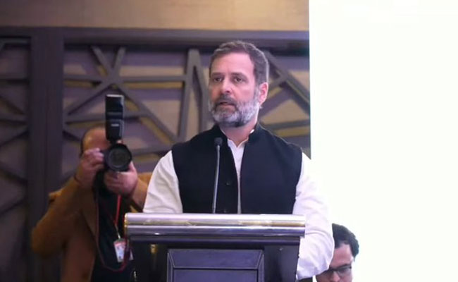 Rahul Gandhi launches fresh attack on BJP, says it's a fight between courage and cowardice