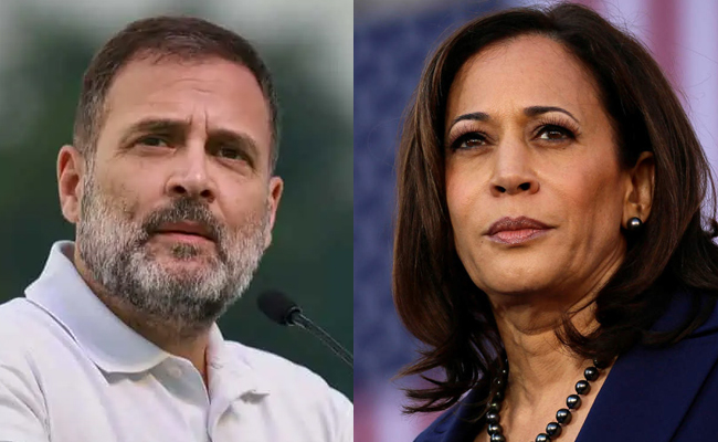 Your unifying message of hope will continue to inspire many: Rahul Gandhi to Kamala Harris