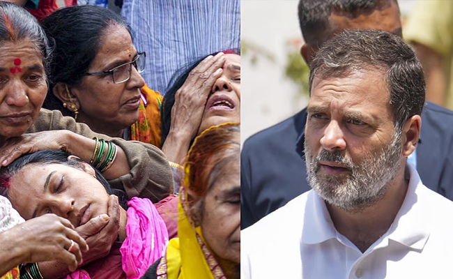 Rahul meets patients, families of Indore water contamination victims