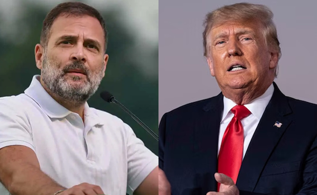 Rahul Gandhi writes to Trump, congratulates him on his victory in US presidential election