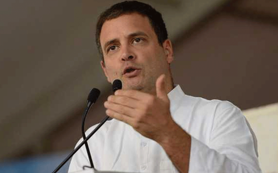 Sewer worker's death: Rahul says PM's Swachh Bharat a hollow slogan