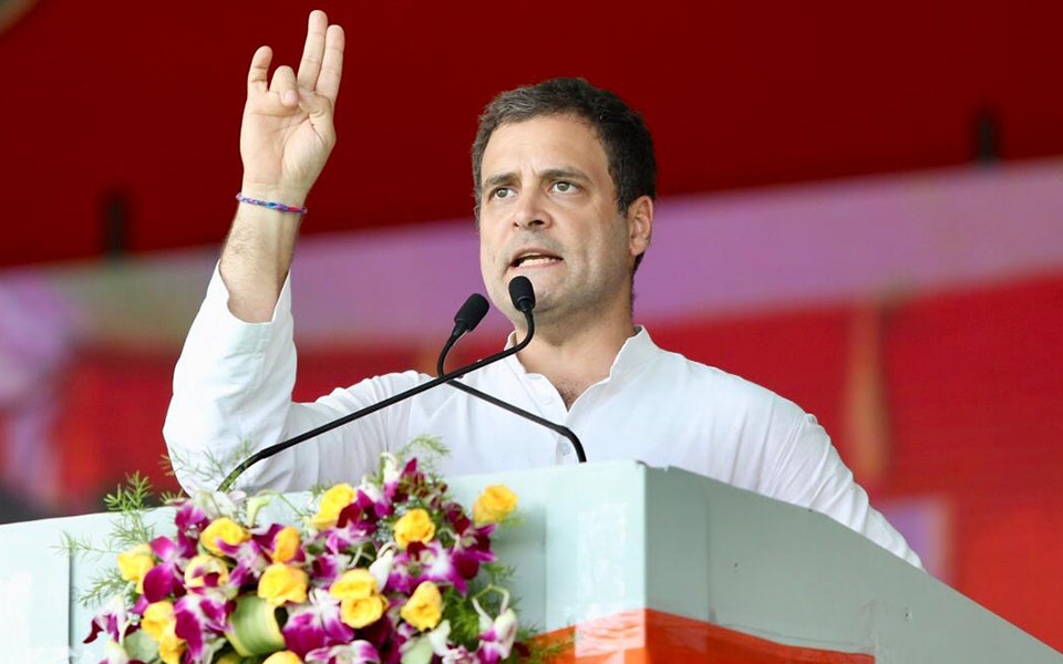 Rahul Gandhi slams Modi for "betraying" people