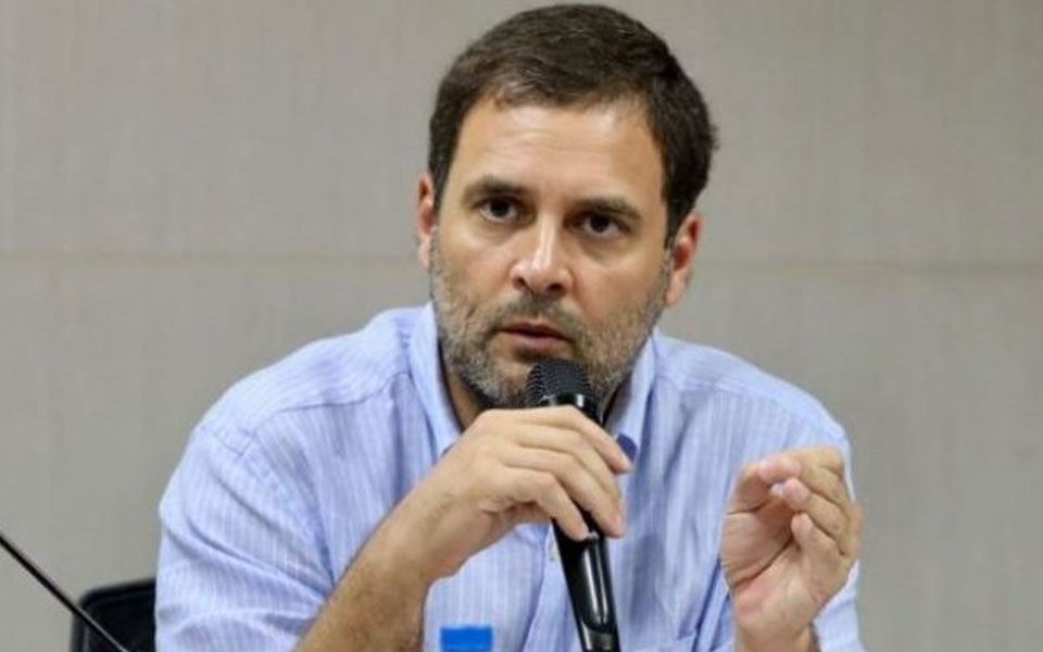 Rahul Gandhi urges Modi to declare Kerala floods a national disaster