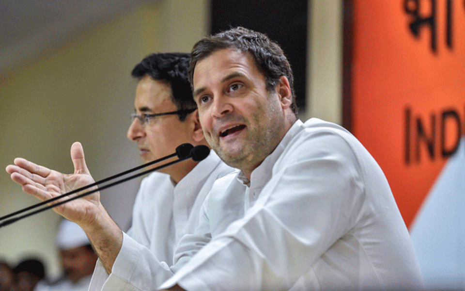 Rahul accuses Modi of giving pre-scripted interviews