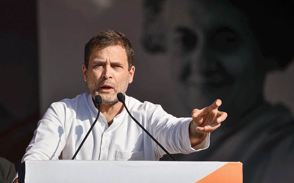 Switch off bulldozers of hate, switch on power plants: Rahul Gandhi to govt