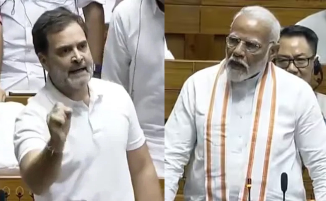 Rahul Gandhi attacks BJP in LS, says Hinduism is not about spreading fear, hatred and falsehoods