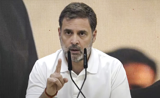 Rahul Gandhi demands Adani's immediate arrest, probe against Sebi chief