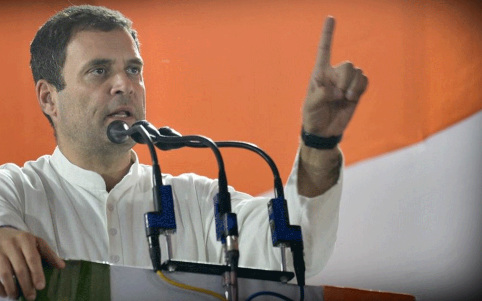 Modi arrogant, country can't be run by a single person: Rahul