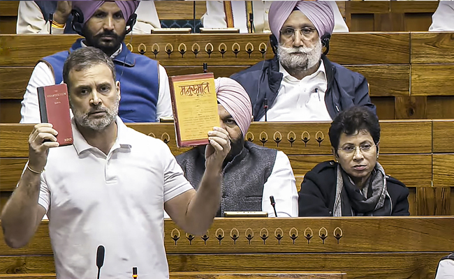 BJP ridiculing Savarkar when it talks of protecting Constitution: Rahul Gandhi in Lok Sabha