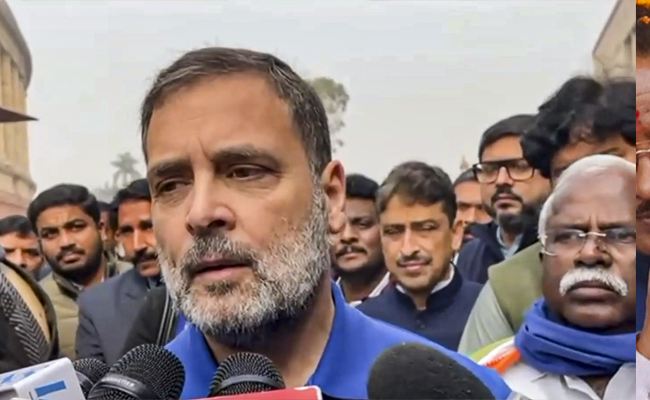 BJP MPs were pushing me, stopping me from going inside Parliament: Rahul