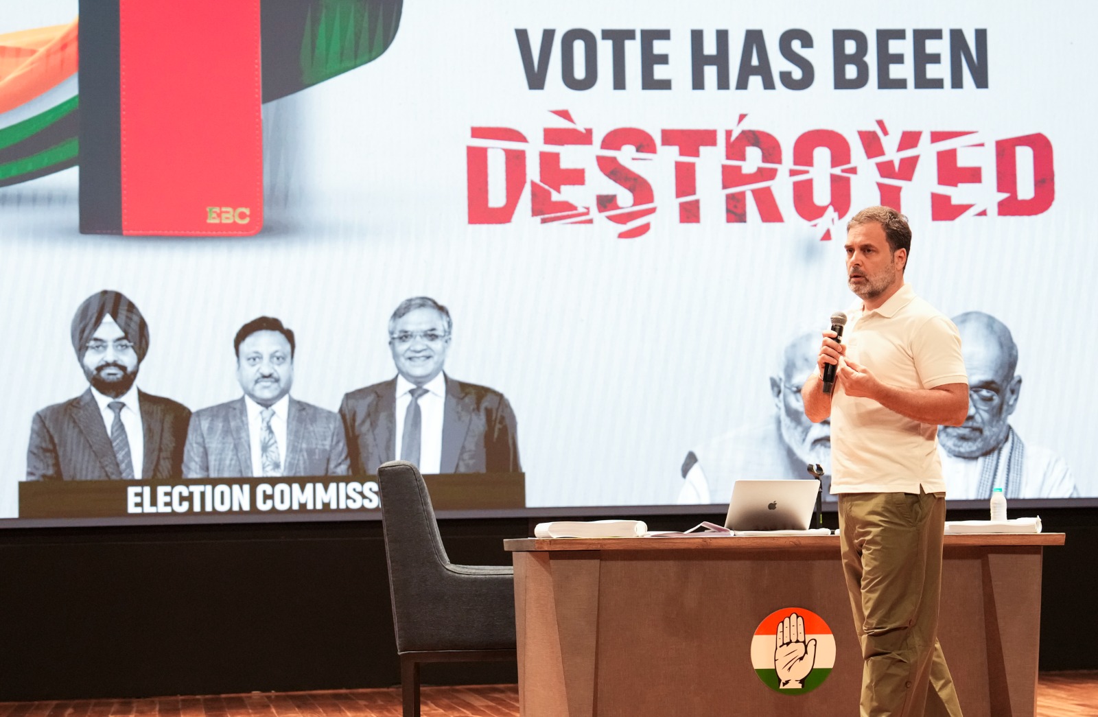 Rahul Gandhi alleges BJP-ECI voter fraud, says 1 lakh votes stolen via 5 methods in Karnataka