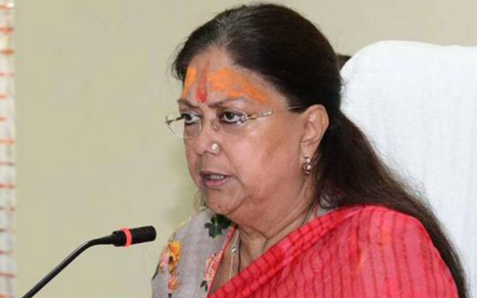 Raje seeks national status for Rajasthan canal project