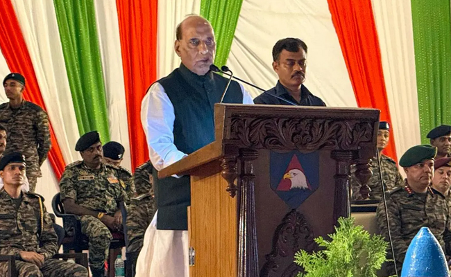 Rajnath urges IAF commanders to draw lessons from Op Sindoor, stay ready to deal with challenges