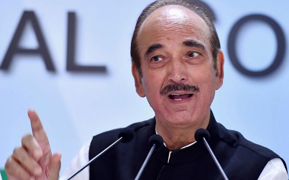 BJP demands action against Azad for his army remarks