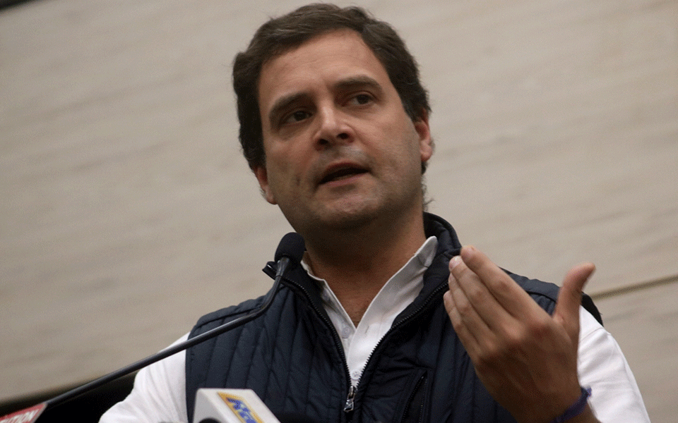 Government scared to face people over Rafale deal: Rahul