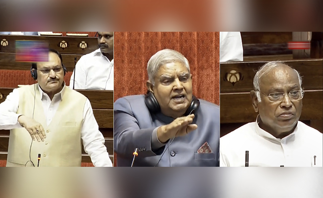 Rajya Sabha Chair expunges Kharge's remarks on PM poll speeches, RSS