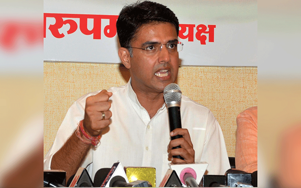 BJP government responsible for Rajasthan's deteriorating law and order: Sachin Pilot