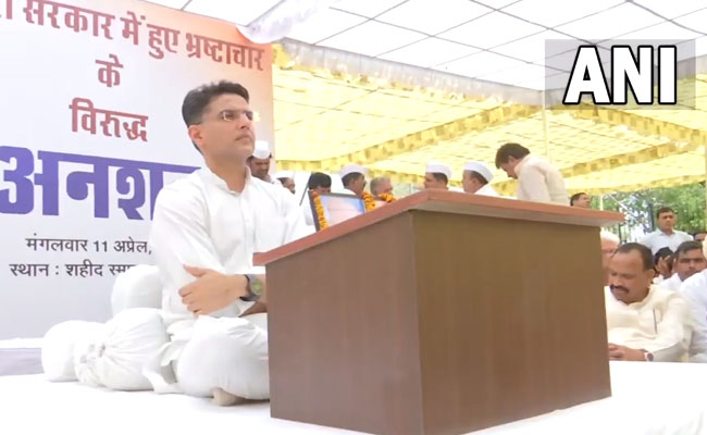 Ex-Rajasthan deputy CM Sachin Pilot sits on daylong fast demanding action against graft