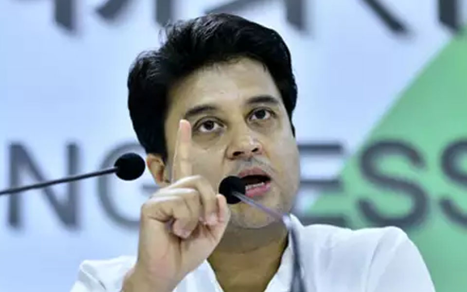 Jyotiraditya Scindia targets Modi over demonetization