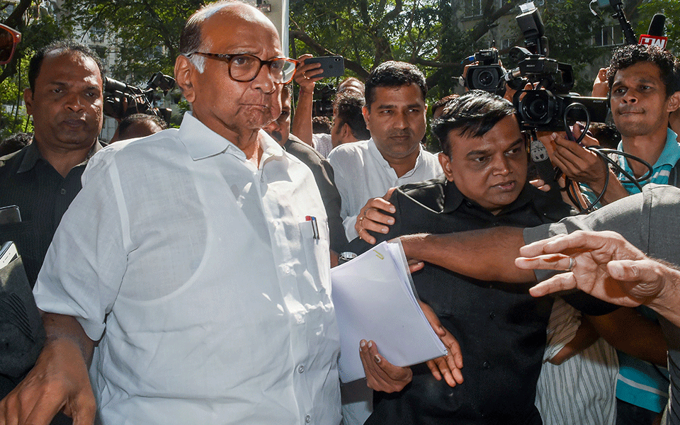 'Missing' MLA hints return to NCP, BJP MP meets Sharad Pawar