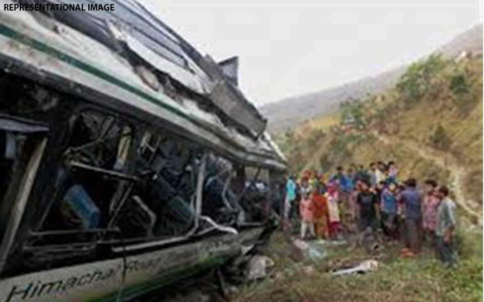 Seven killed as bus rolls down hill in Himachal