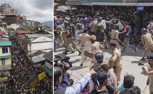 Shimla mosque dispute: Protesters break barricades, clash with police