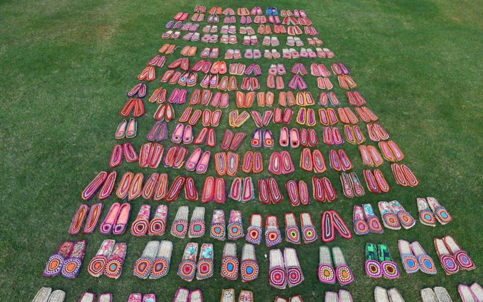 PM Modi sends 100 pairs of jute footwear for those working at Kashi Vishwanath Dham