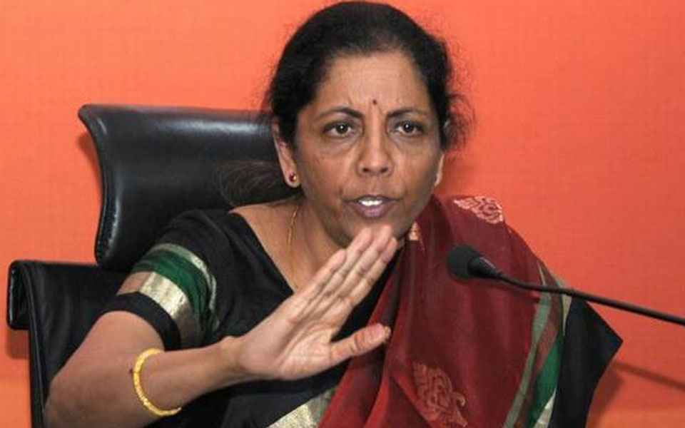 Sitharaman blames UPA for bad loans, defaulters fleeing country