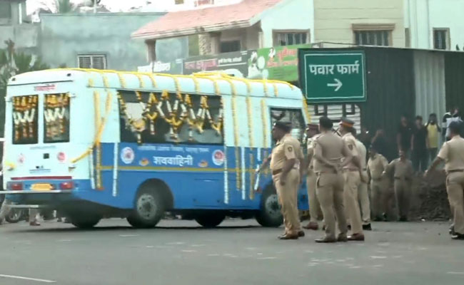 'Ajit Dada Amar Rahe': Slogans, tears as villagers mourn Pawar at his Katewadi home